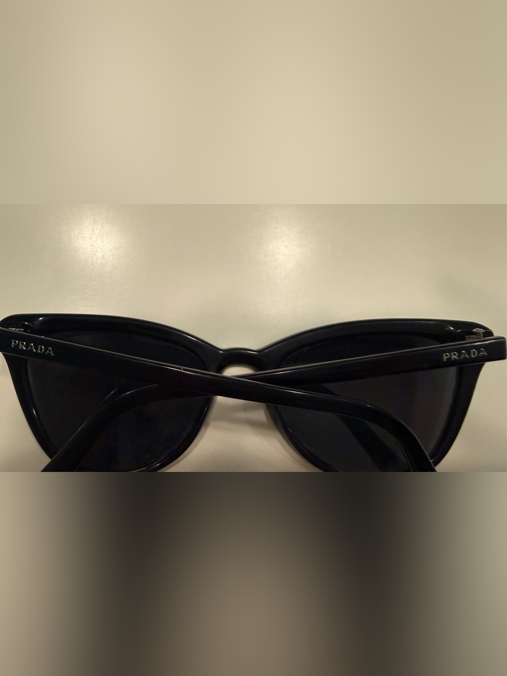 Prada Black Cat-Eye Women's Sunglasses - Picture 5 of 5